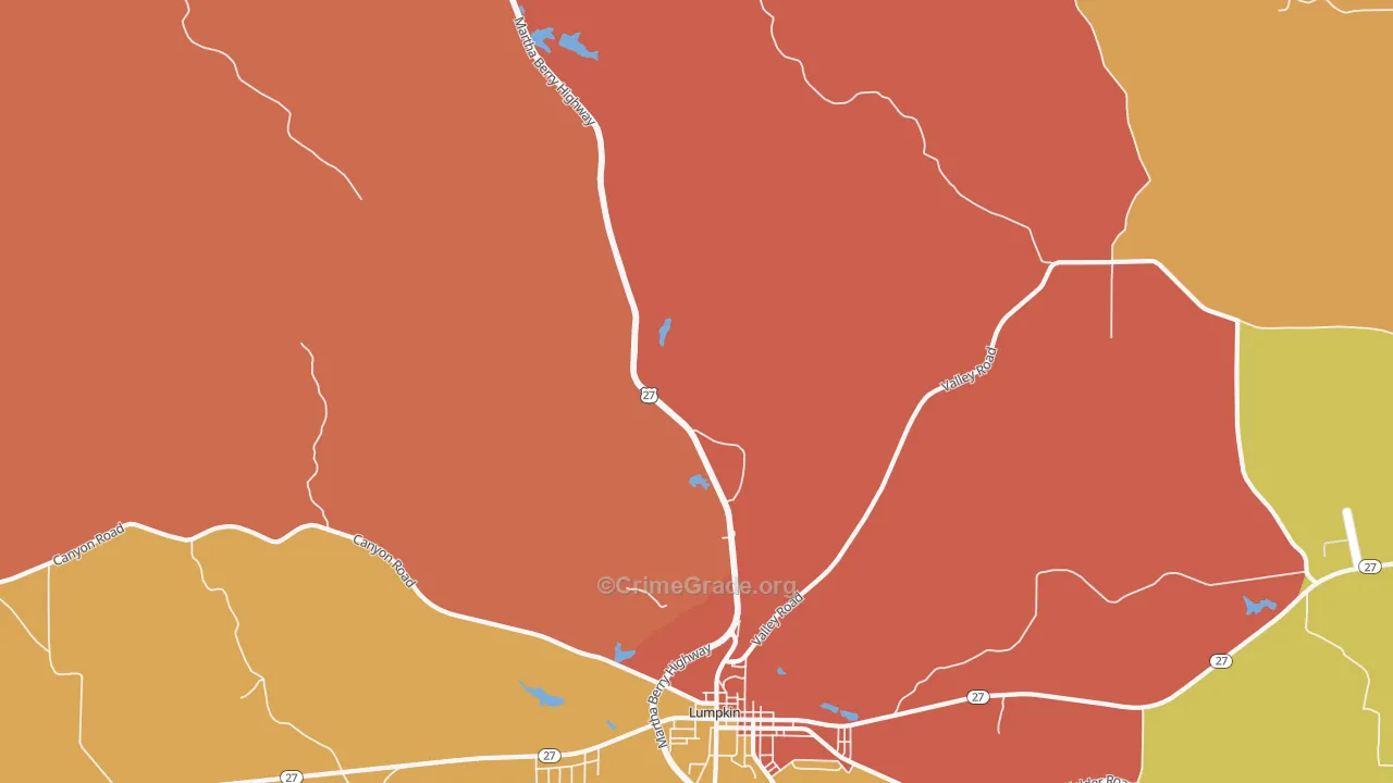 Charles, GA Map of Vandalism Rates