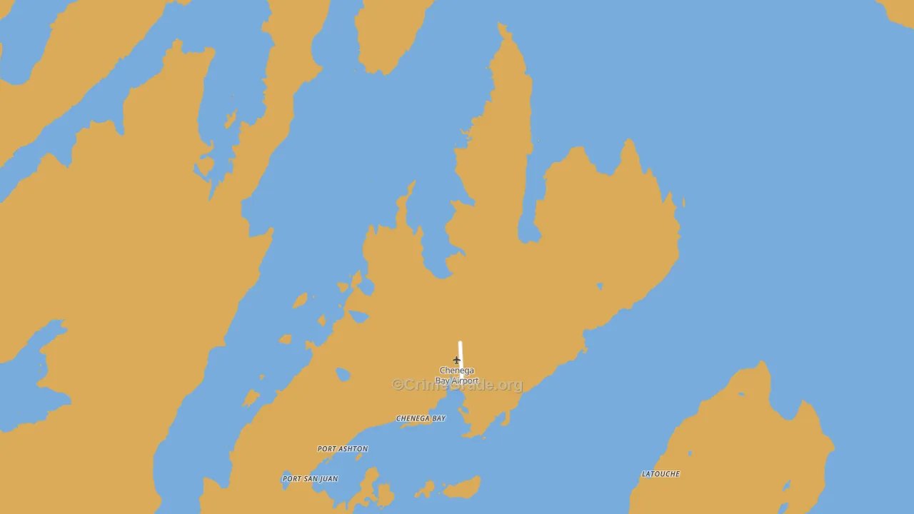 Chenega, AK Map of Vandalism Rates