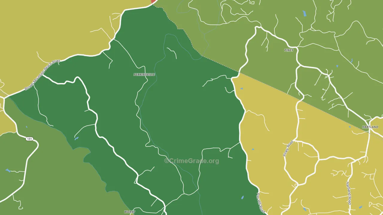 Chesterfield, NC Map of Vandalism Rates