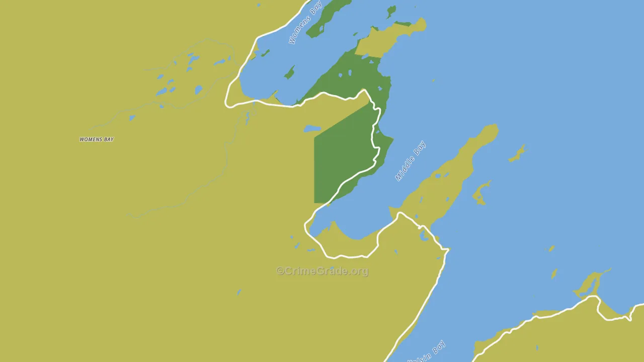 Chiniak, AK Map of Vandalism Rates