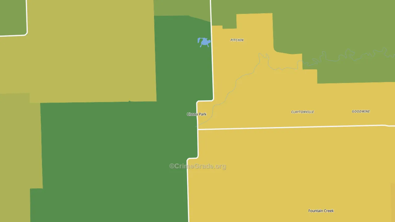 Cissna Park, IL Map of Vandalism Rates