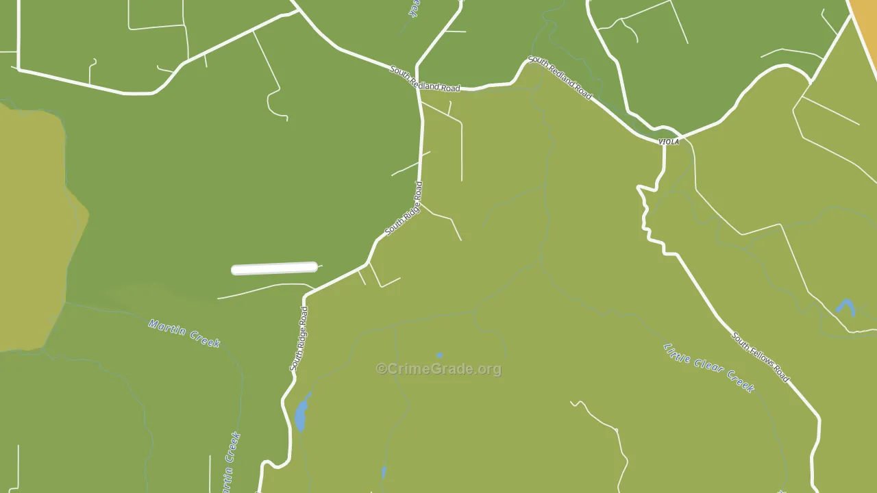 Clarkes, OR Map of Vandalism Rates