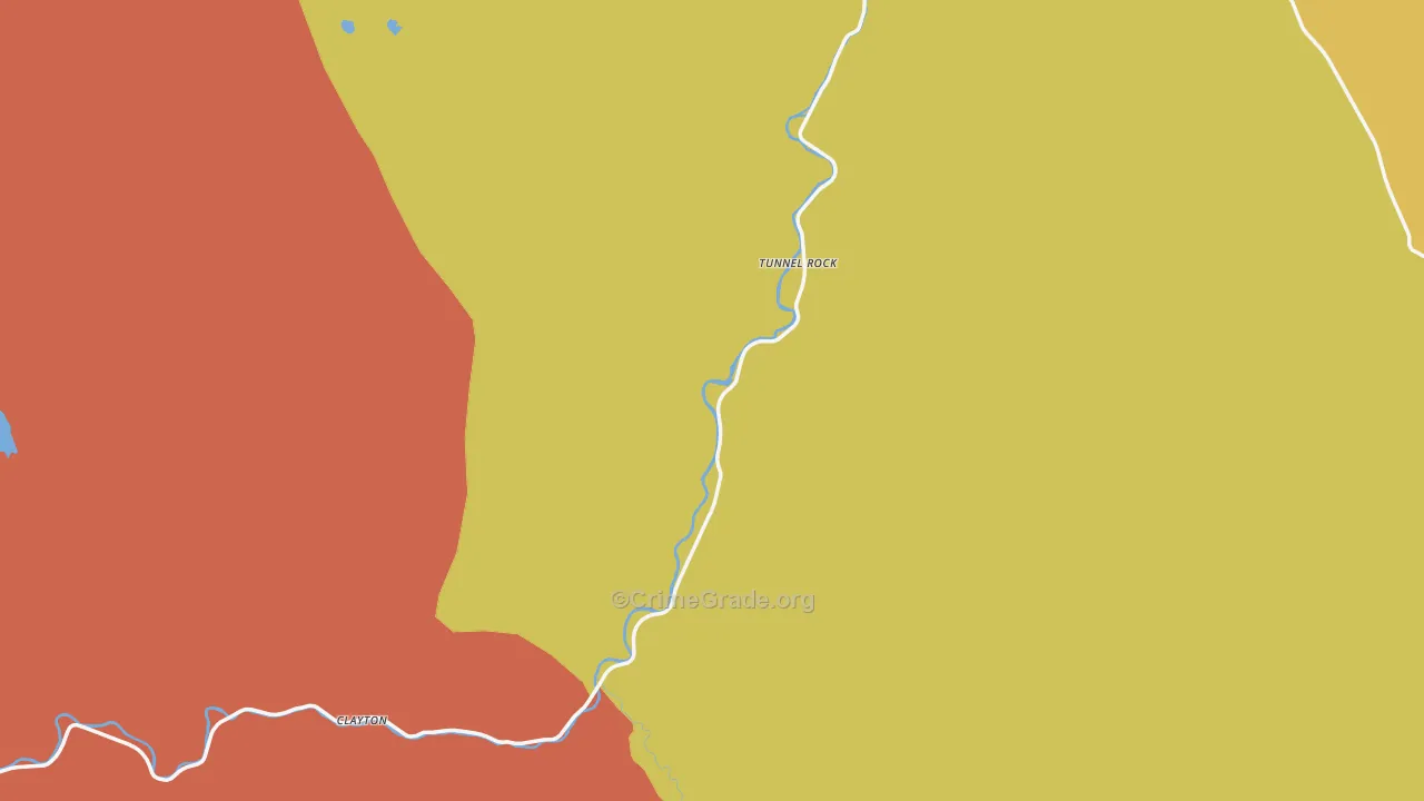Clayton, ID Map of Vandalism Rates