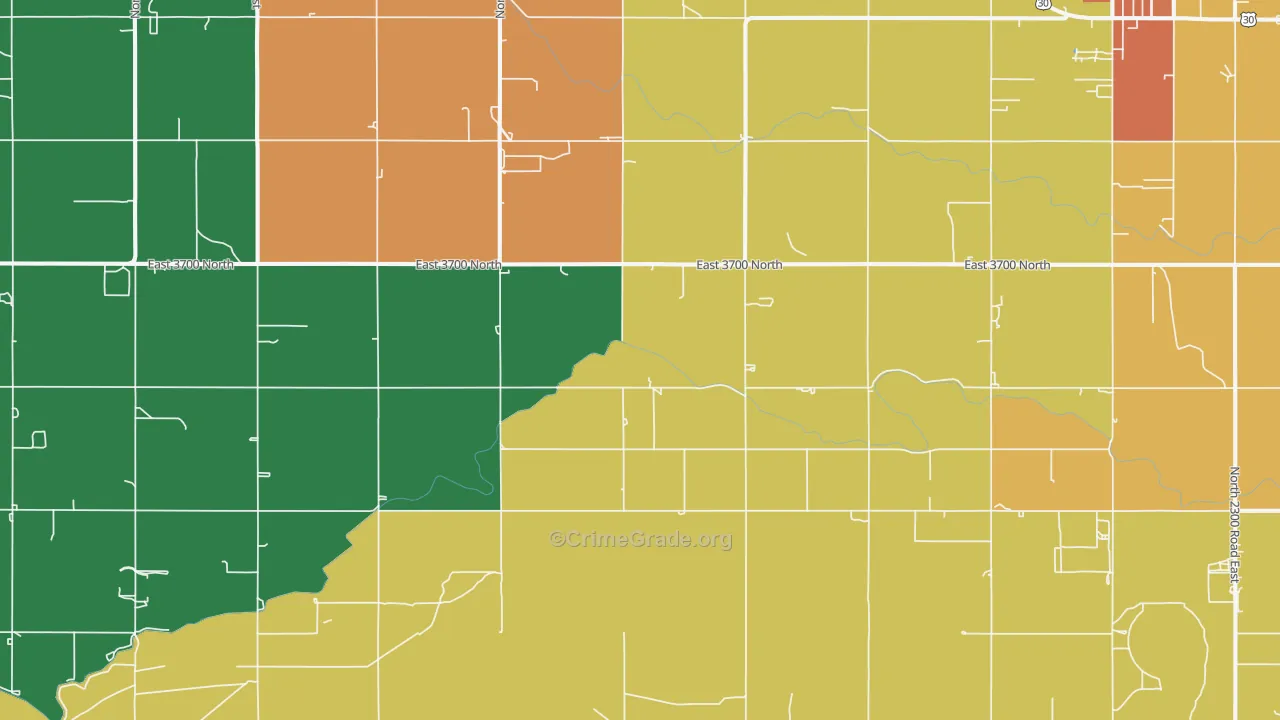 Clover, ID Map of Vandalism Rates
