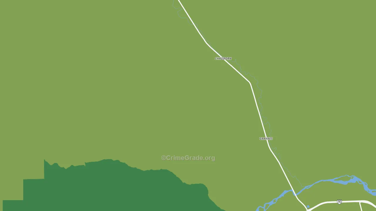 Clyde Park, MT Map of Vandalism Rates