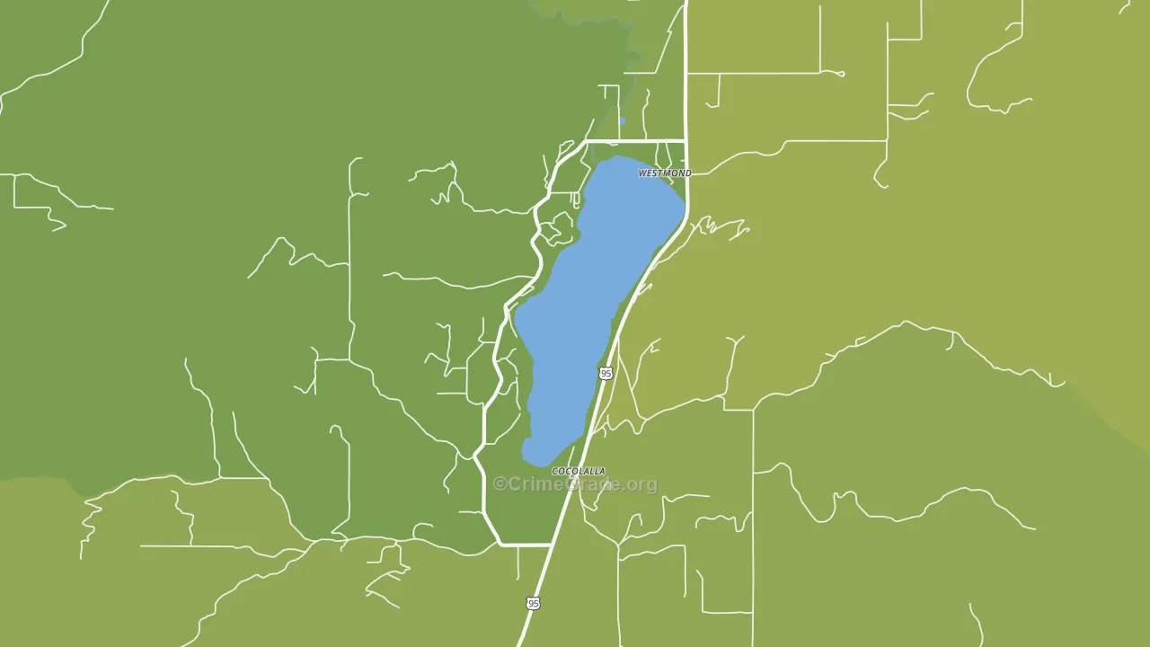 Cocolalla, ID Map of Vandalism Rates