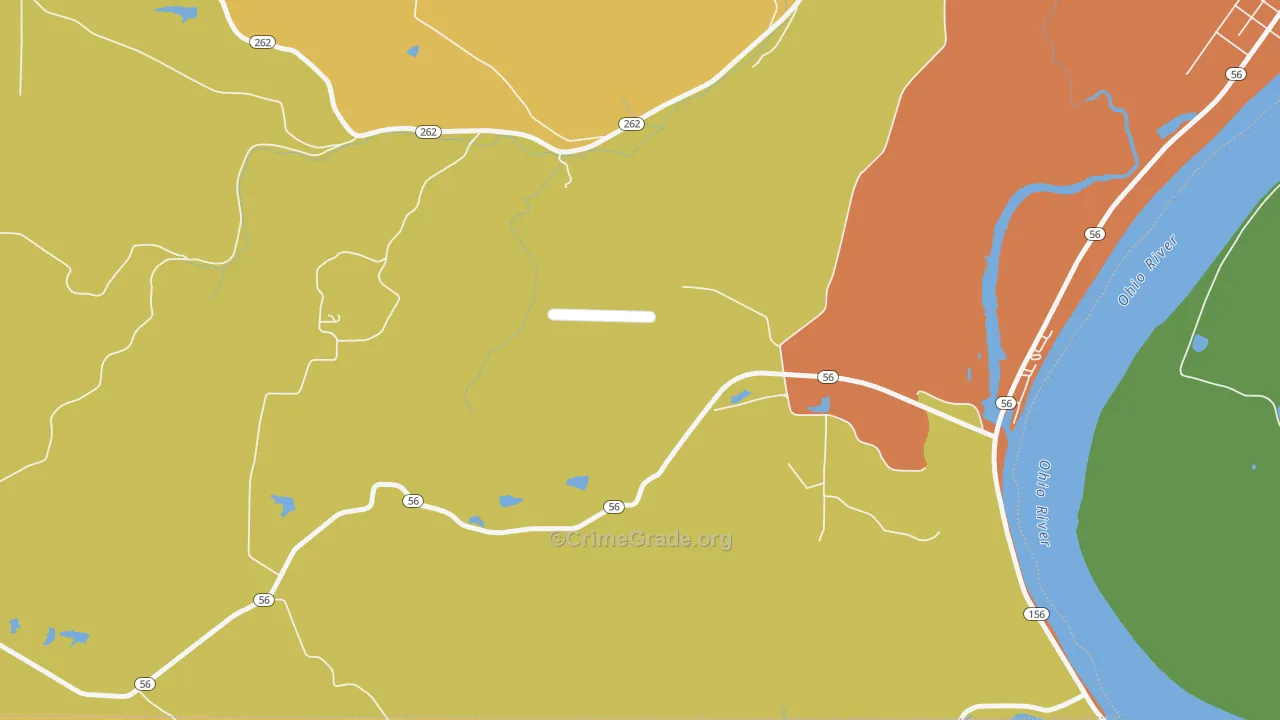 Cofield Corner, IN Map of Vandalism Rates