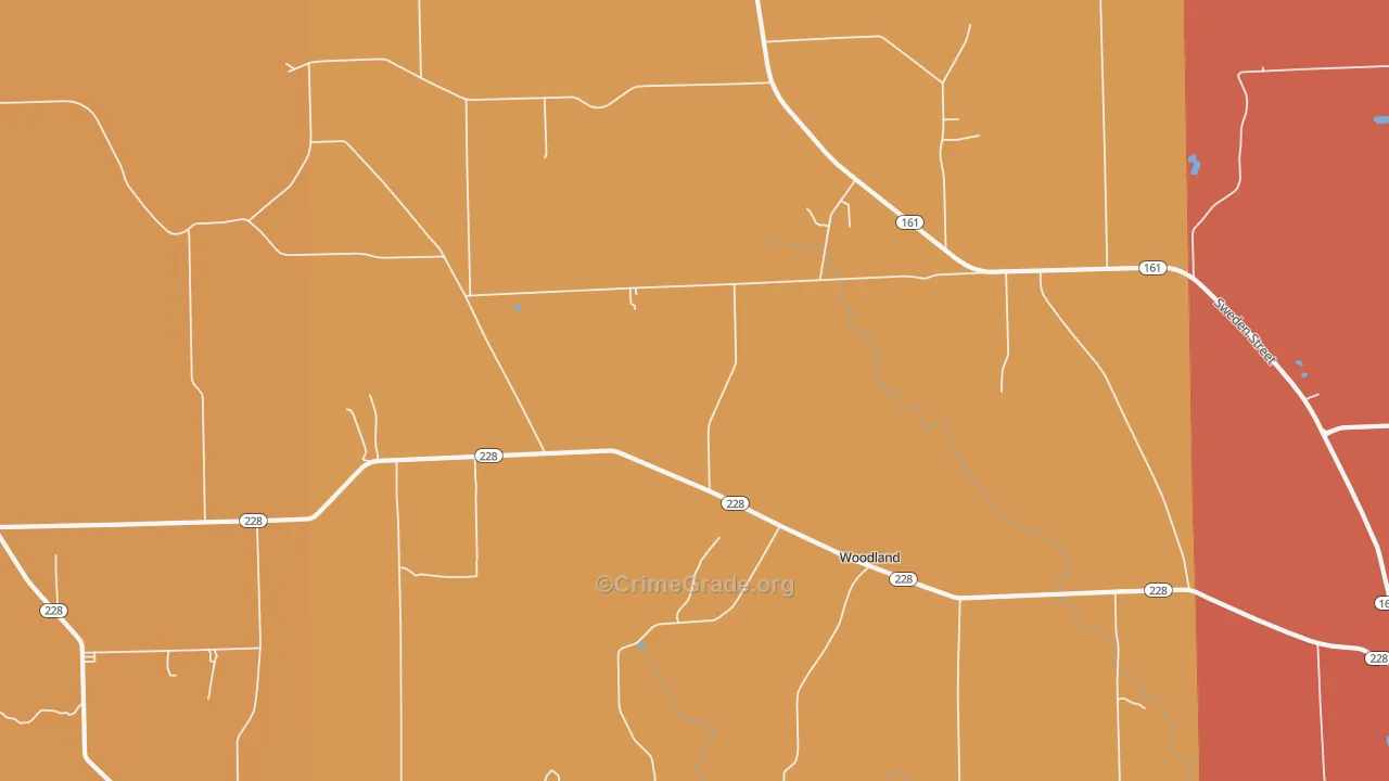 Colby, ME Map of Vandalism Rates