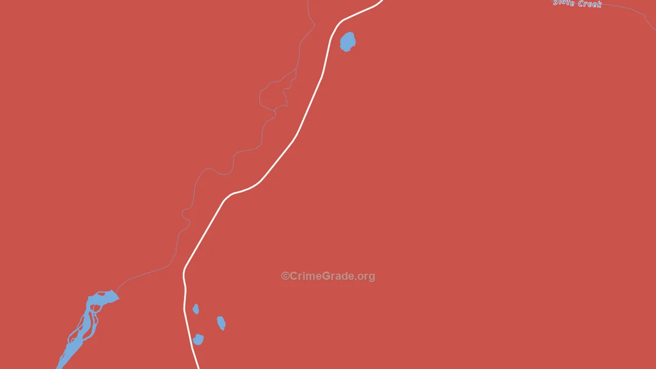 Coldfoot, AK Map of Vandalism Rates