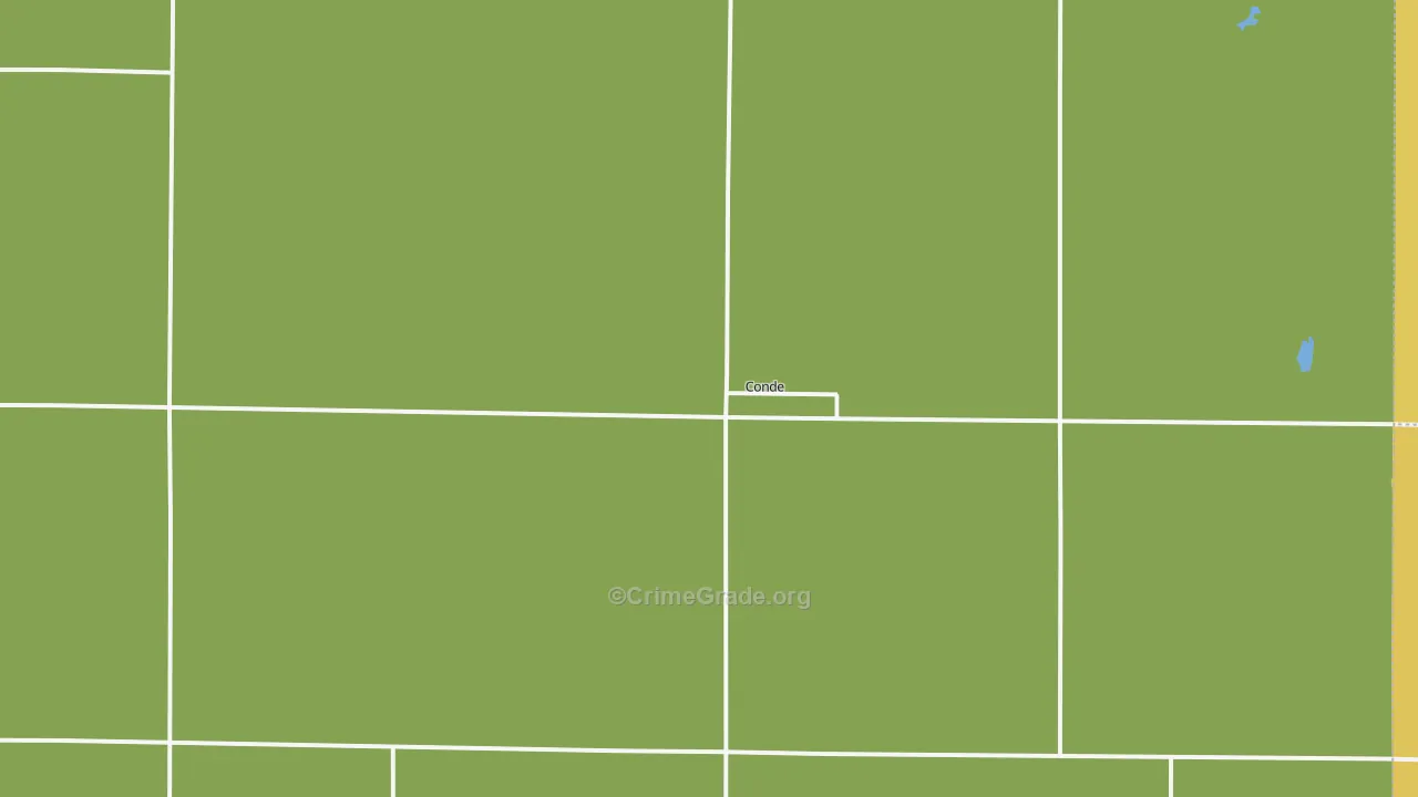 Conde, SD Map of Vandalism Rates