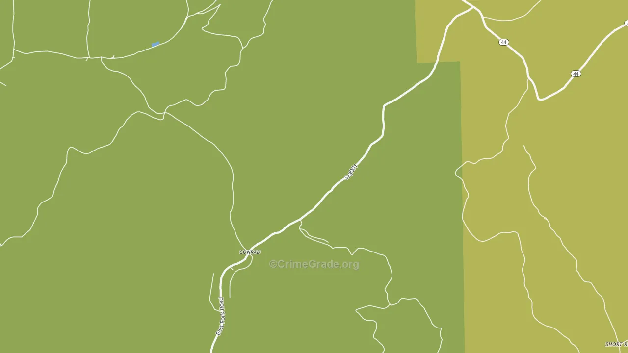 Conrad, PA Map of Vandalism Rates