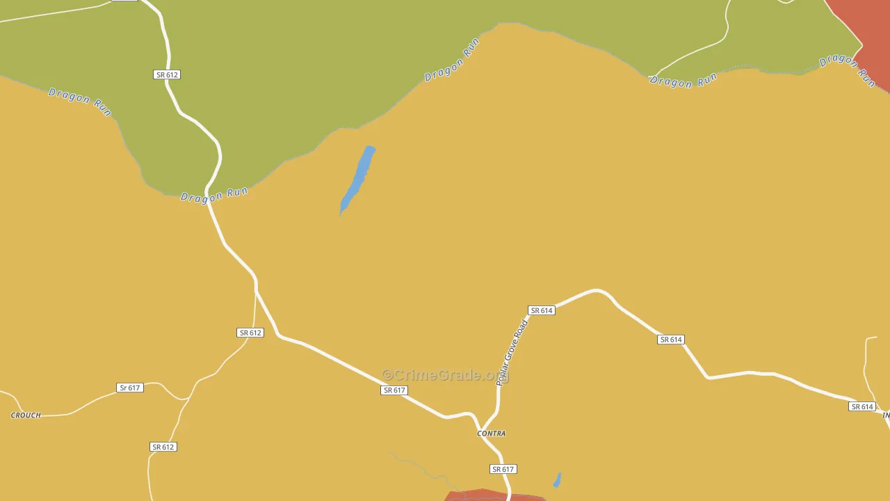 Contra, VA Map of Vandalism Rates