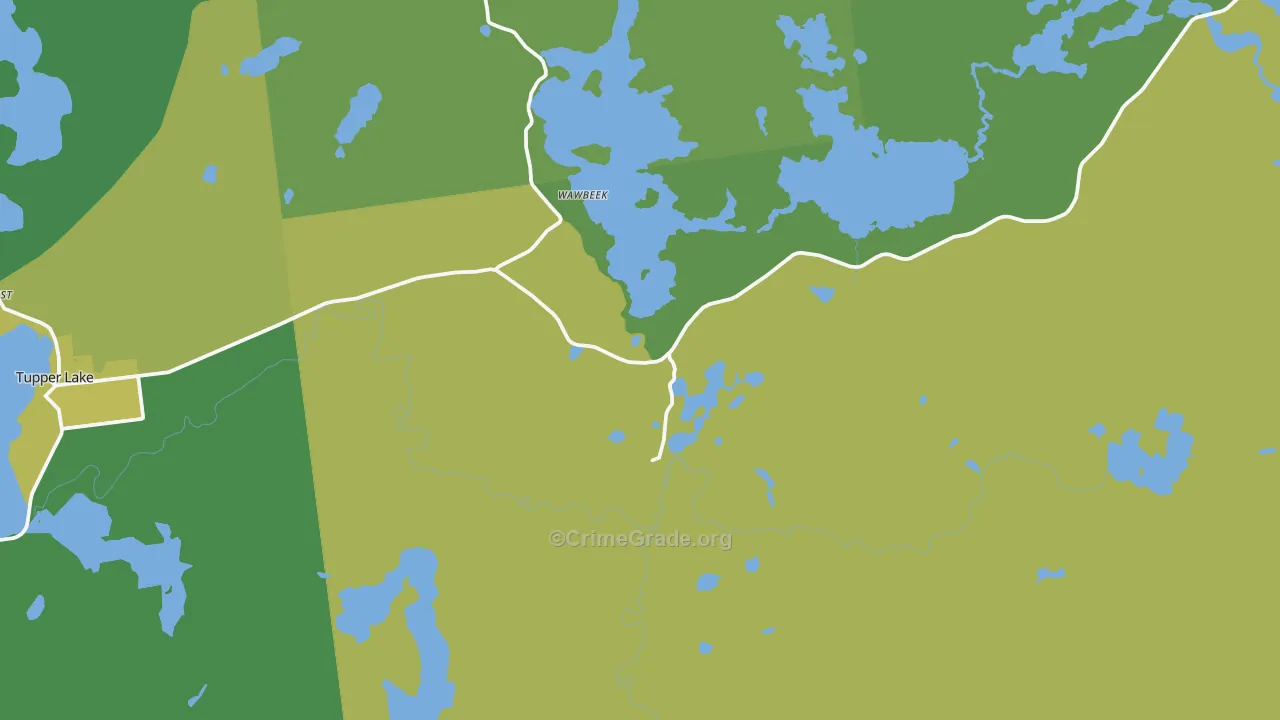 Coreys, NY Map of Vandalism Rates