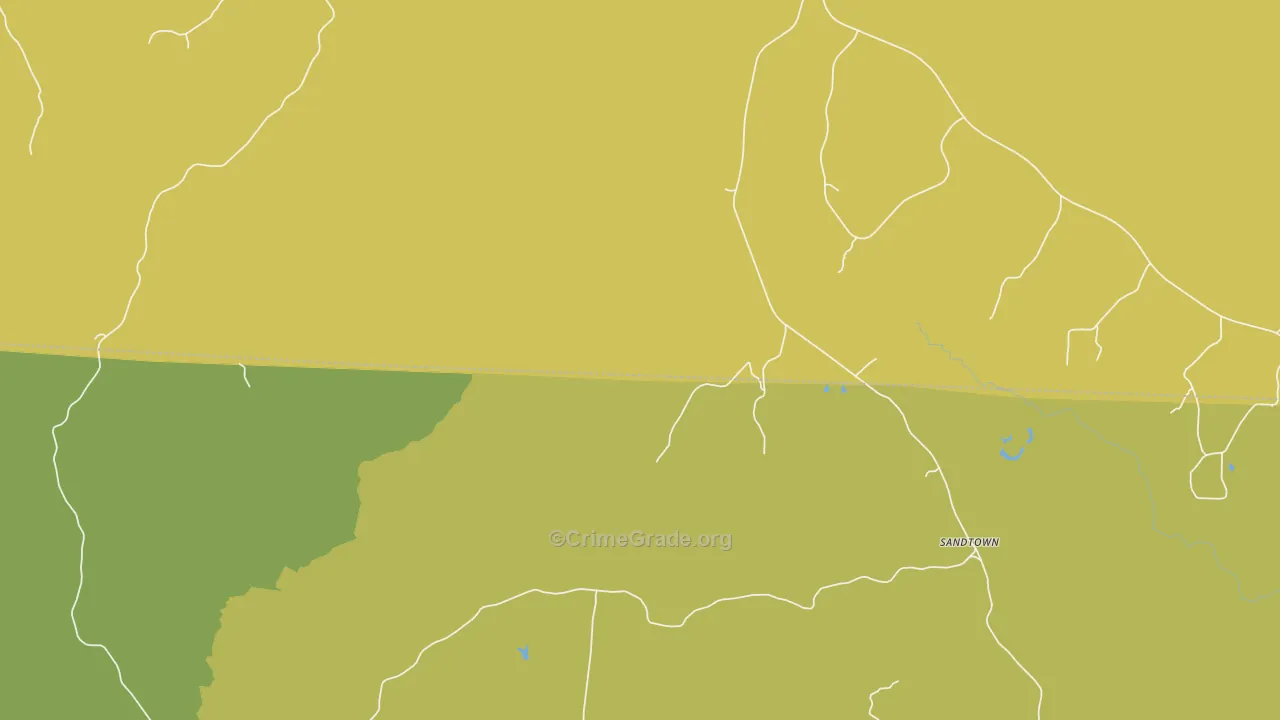 Corona, AL Map of Vandalism Rates