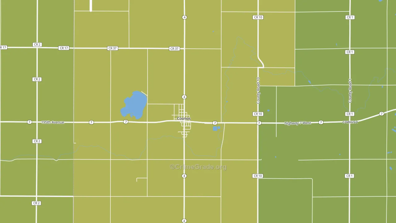 Cosmos, MN Map of Vandalism Rates