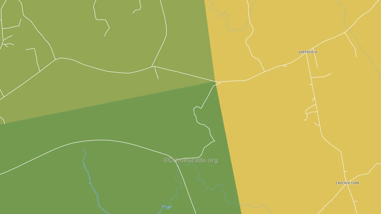 Costigan, ME Map of Vandalism Rates