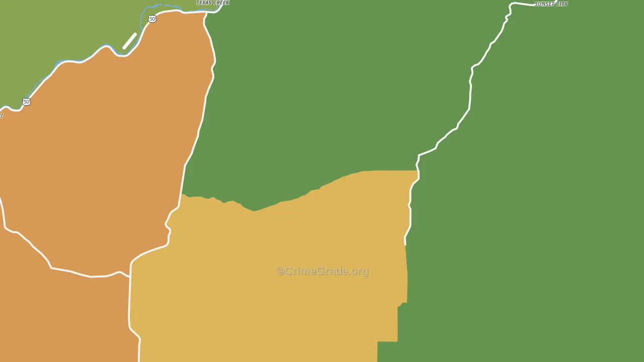 Cotopaxi, CO Map of Vandalism Rates