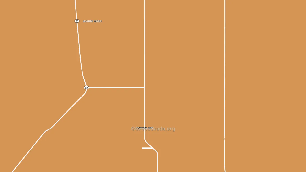 Cotton City, NM Map of Vandalism Rates