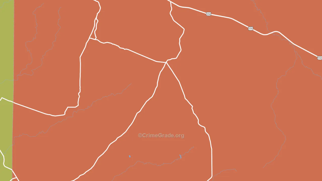 Counselor, NM Map of Vandalism Rates