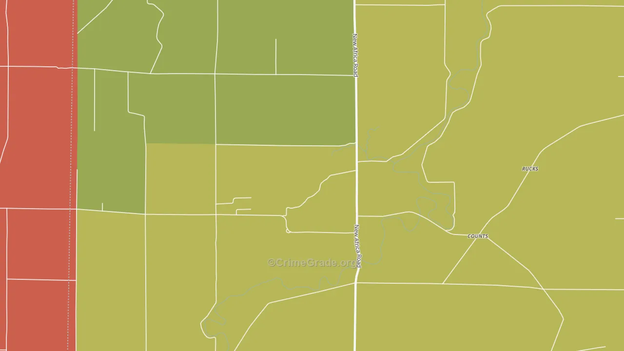 Counts, MS Map of Vandalism Rates