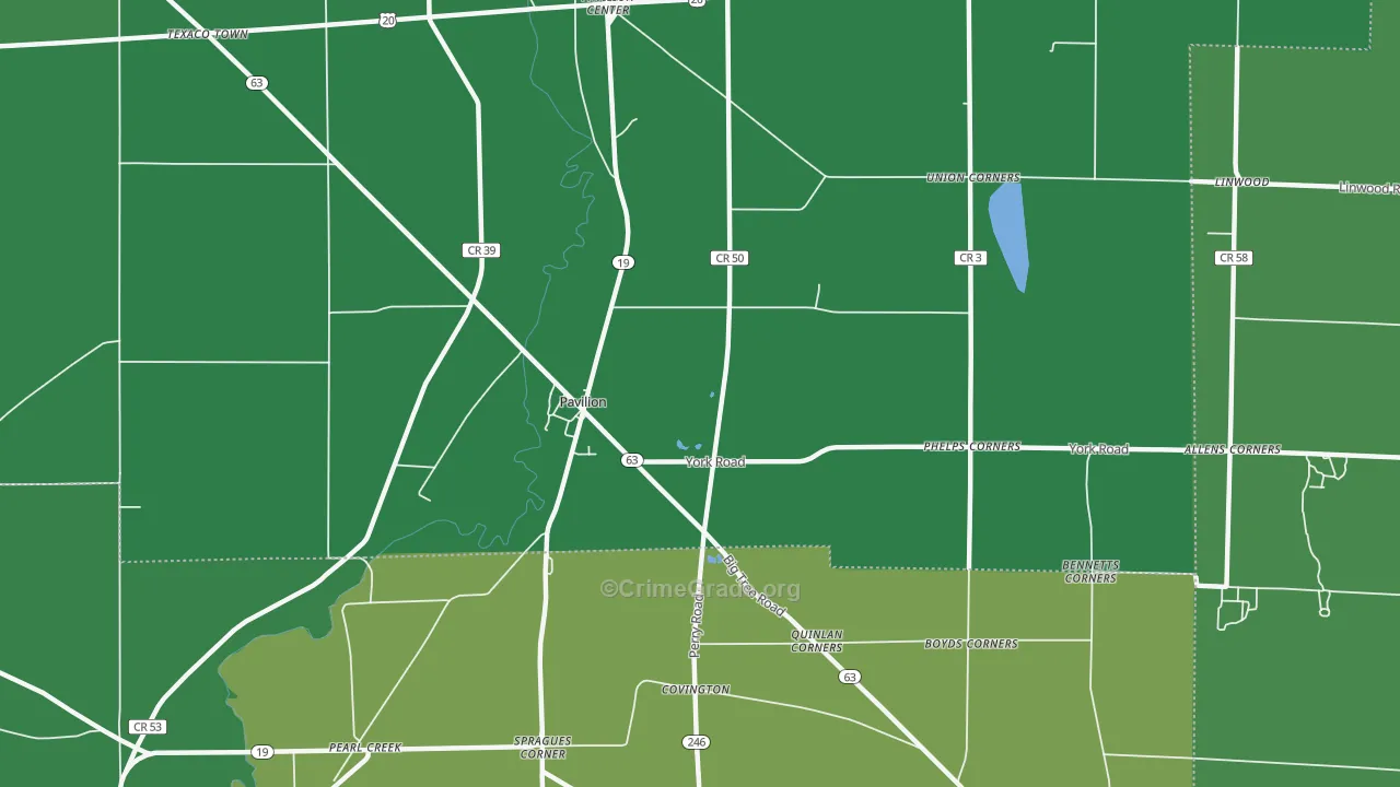 Craigs, NY Map of Vandalism Rates