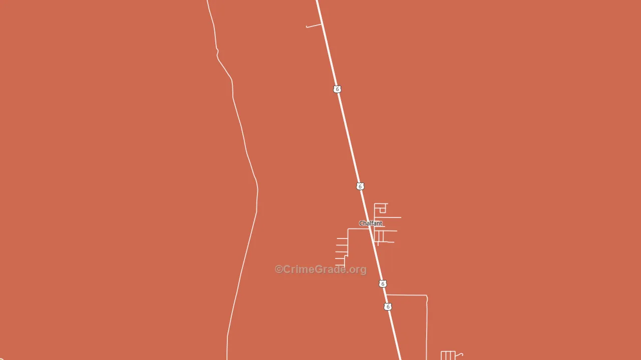 Crestview, CA Map of Vandalism Rates