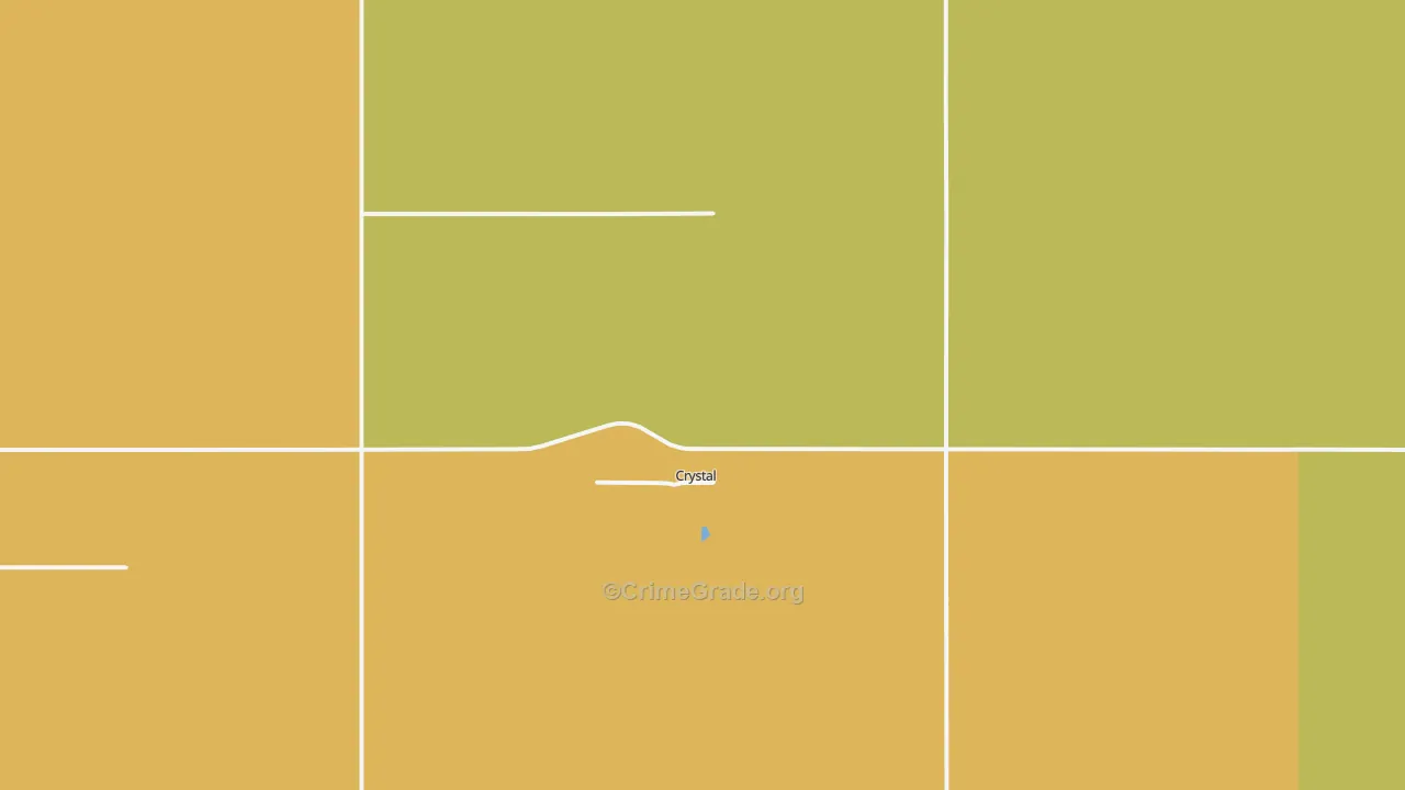 Crystal, ND Map of Vandalism Rates