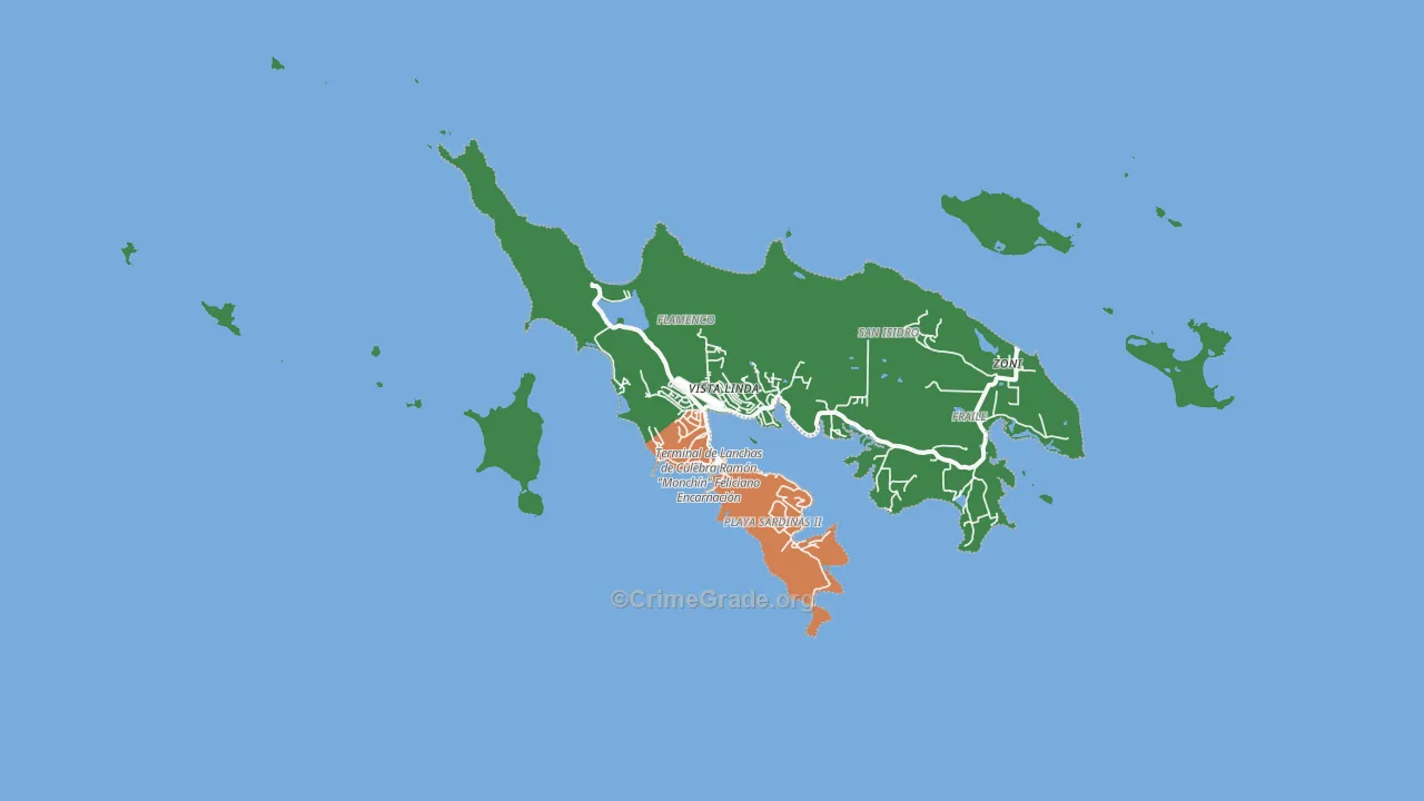 Culebra, PR Map of Vandalism Rates