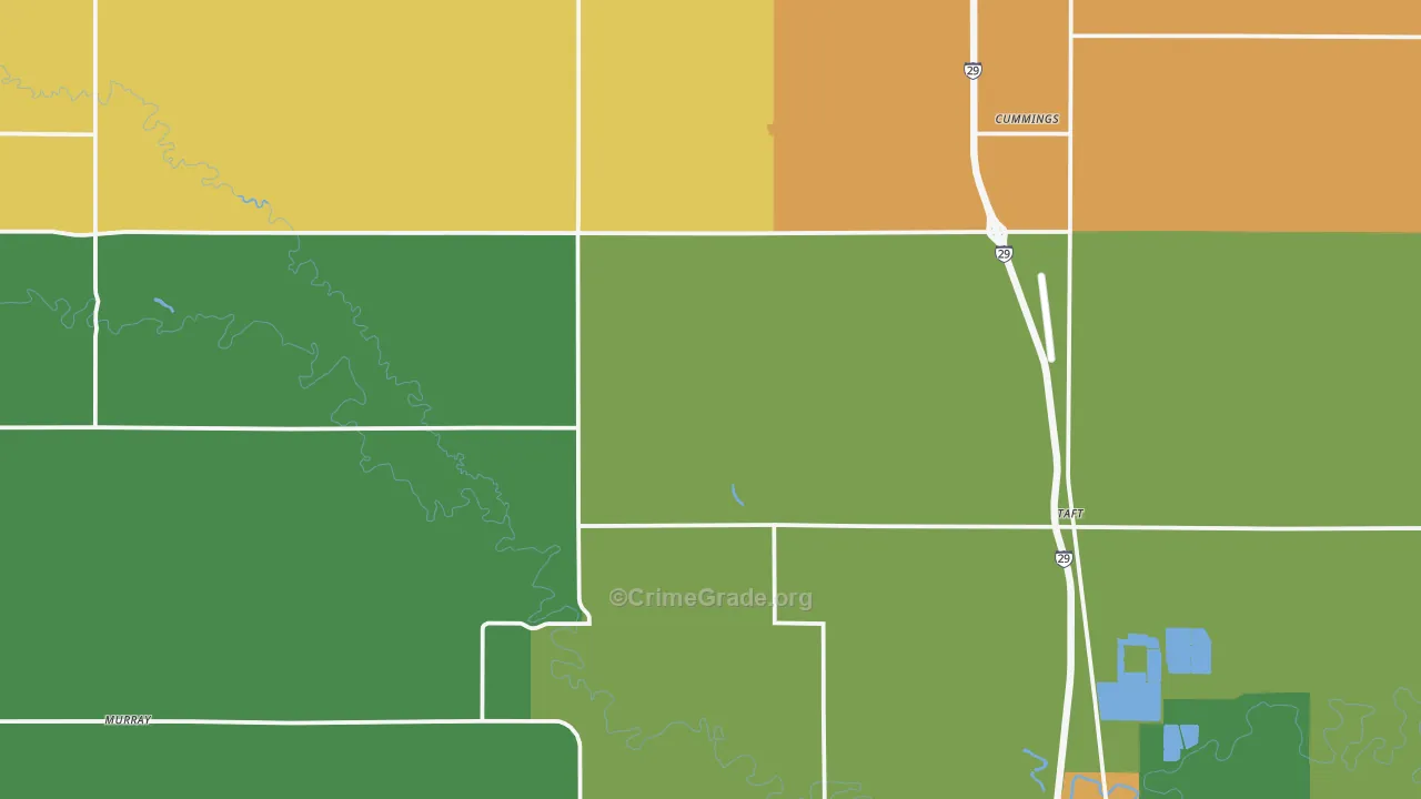 Cummings, ND Map of Vandalism Rates