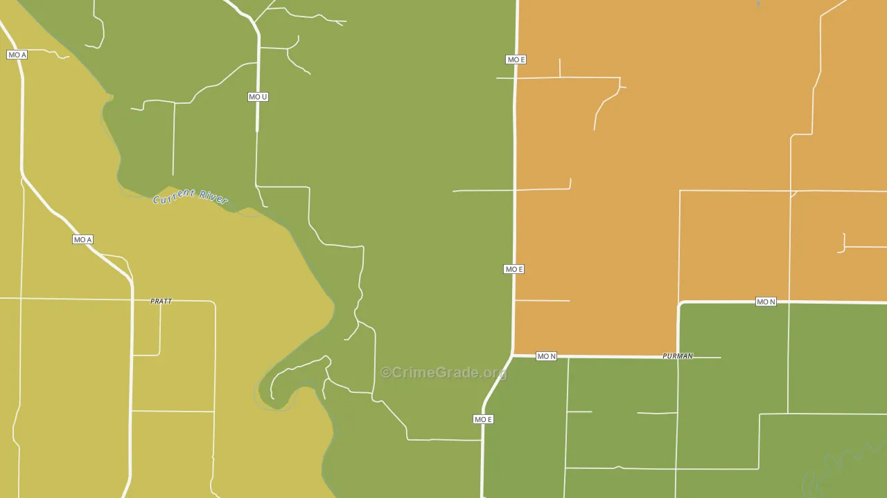Current View, MO Map of Vandalism Rates
