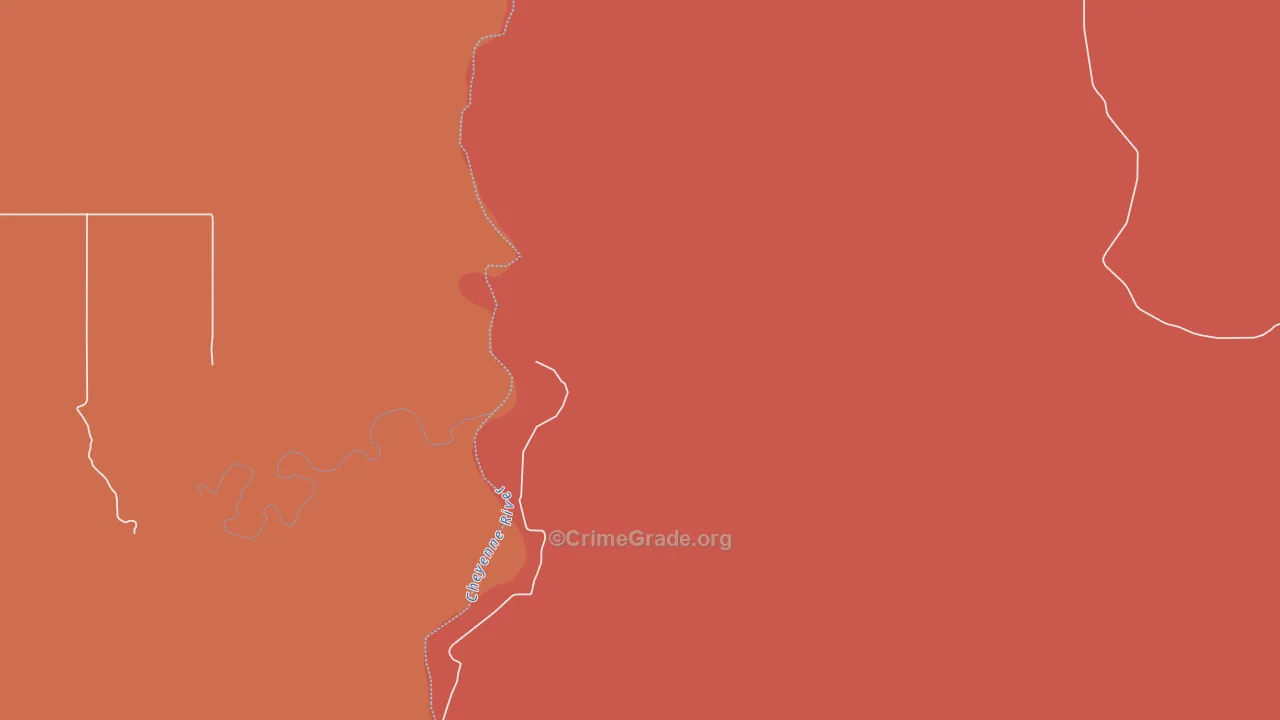 Dalzell, SD Map of Vandalism Rates