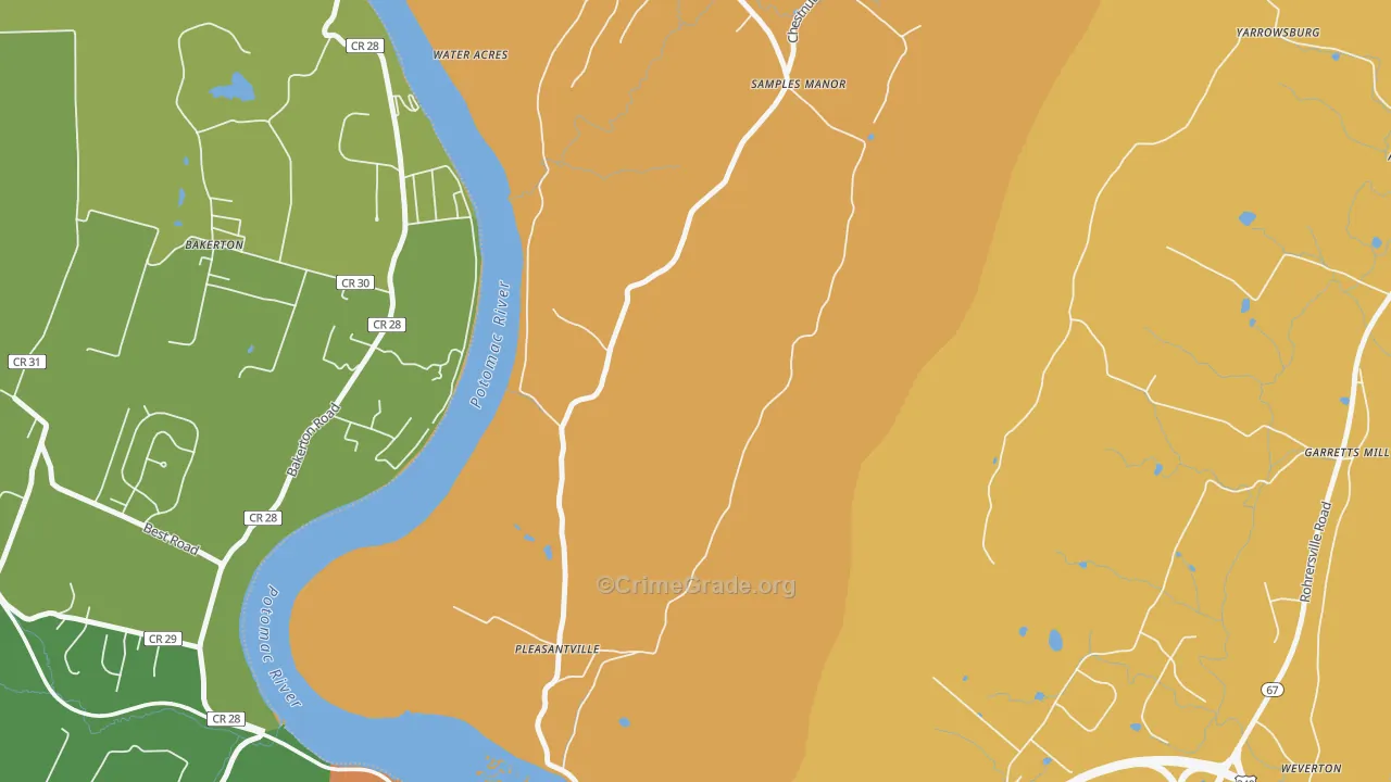 Dargan, MD Map of Vandalism Rates