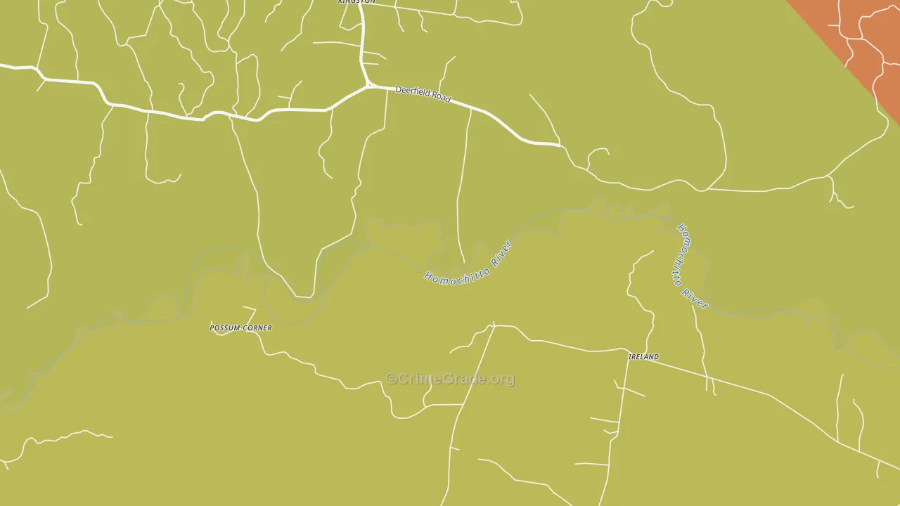 Darrington, MS Map of Vandalism Rates