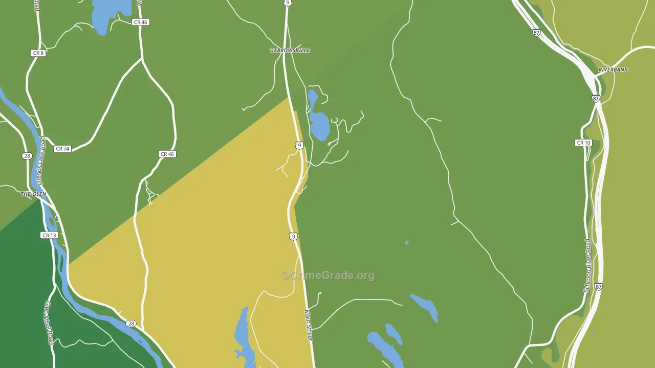 Darrowsville, NY Map of Vandalism Rates
