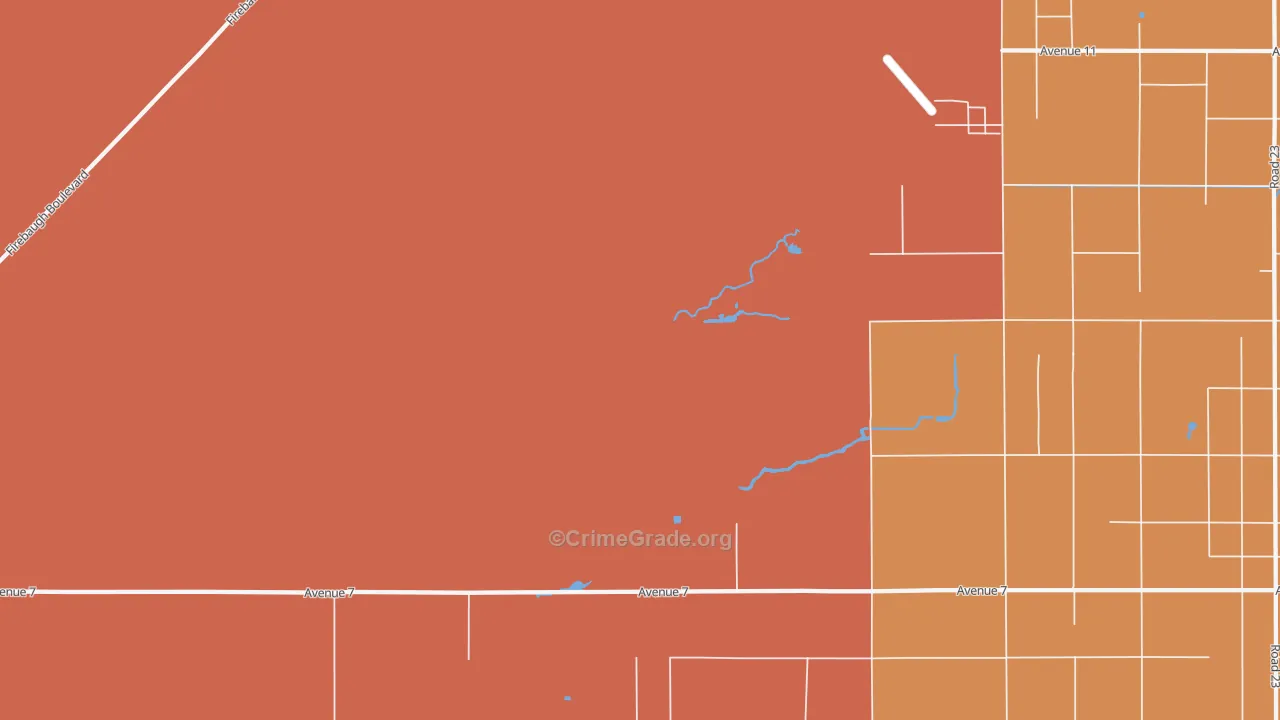 Daulton, CA Map of Vandalism Rates