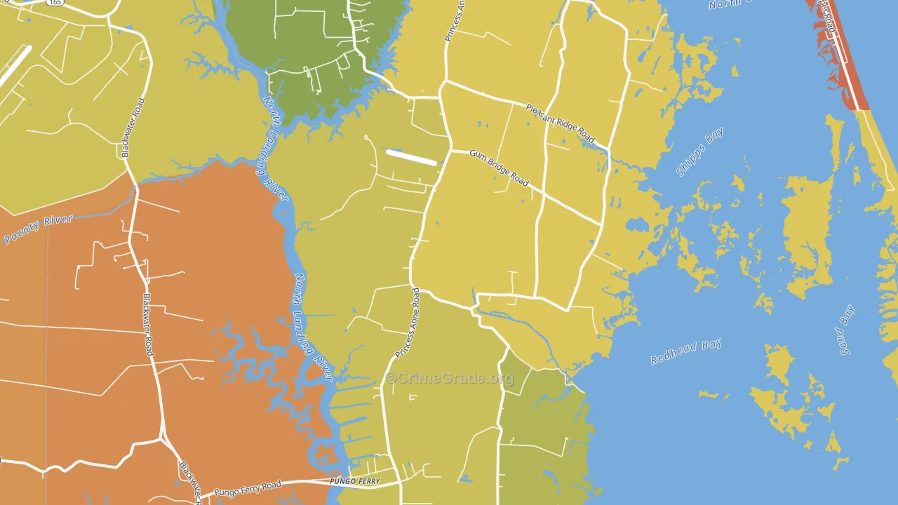 Dawley Corners, VA Map of Vandalism Rates