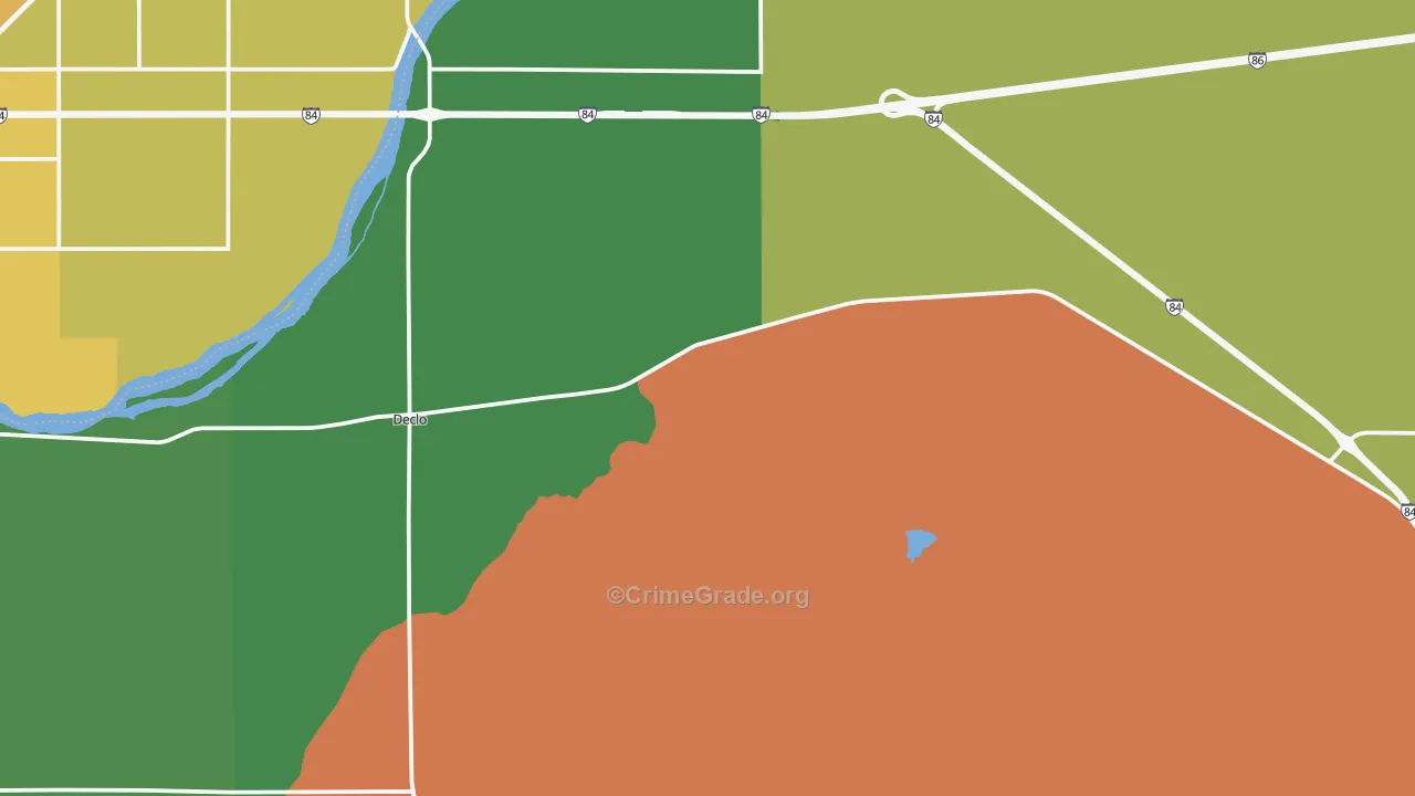 Declo, ID Map of Vandalism Rates