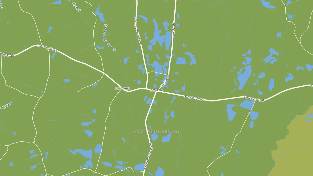 Deepstep, GA Map of Vandalism Rates
