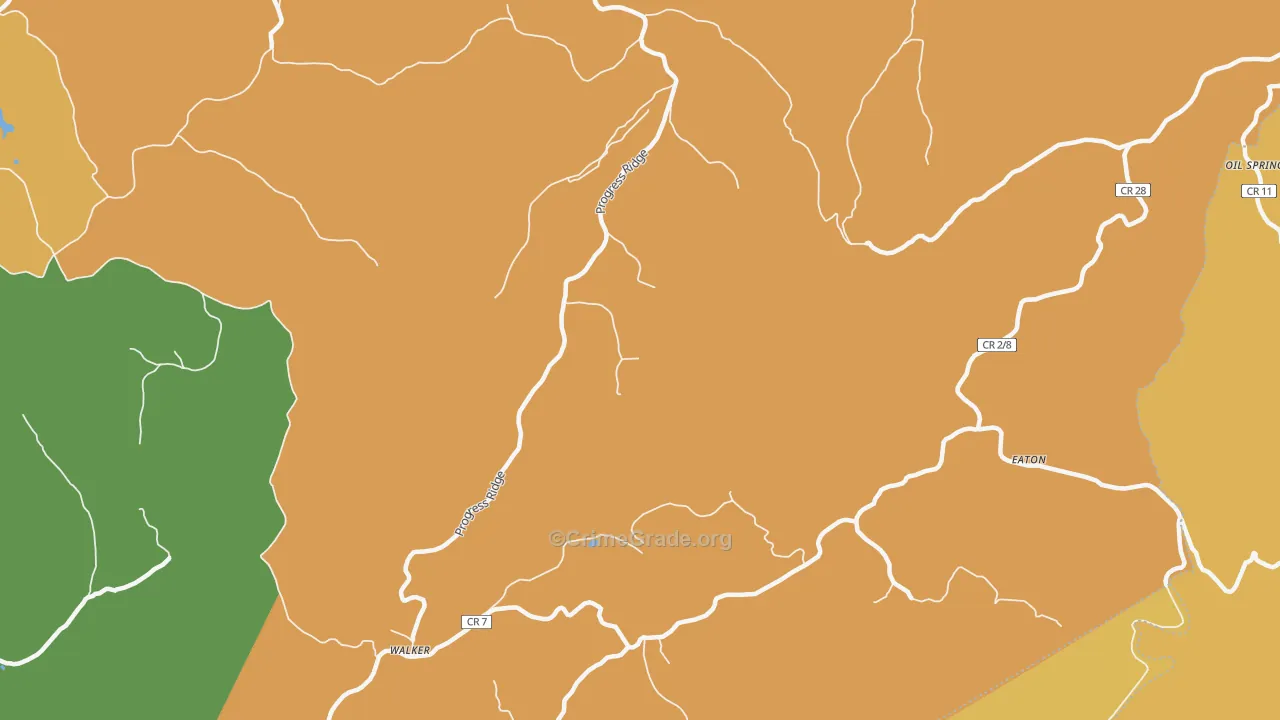 Deerwalk, WV Map of Vandalism Rates