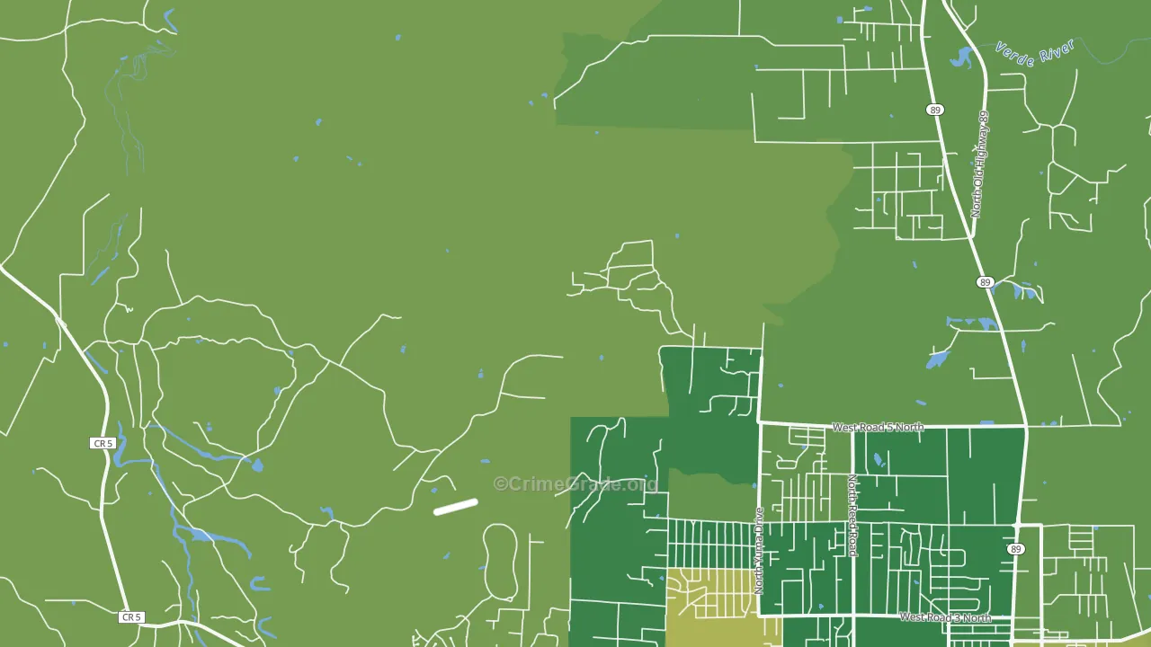 Del Rio, AZ Map of Vandalism Rates