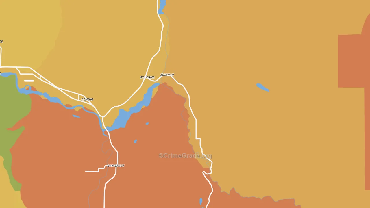 Deming, WA Map of Vandalism Rates