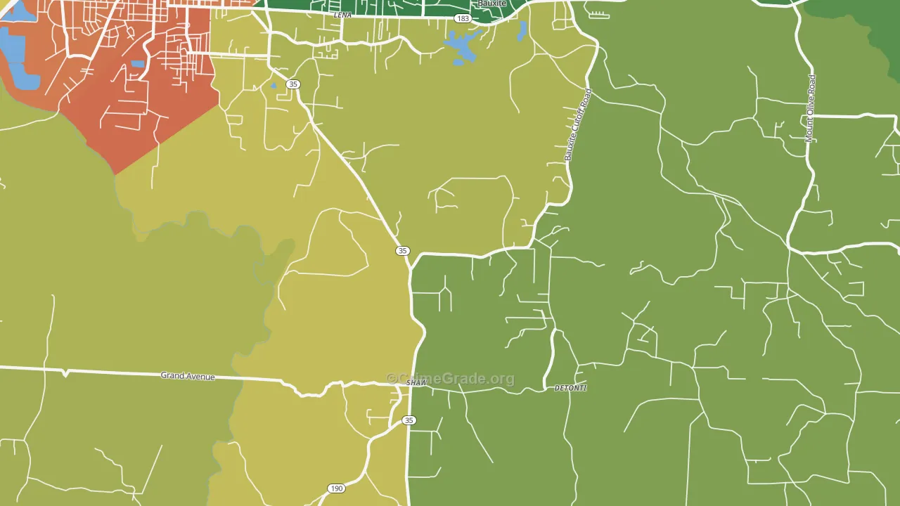 Detonti, AR Map of Vandalism Rates