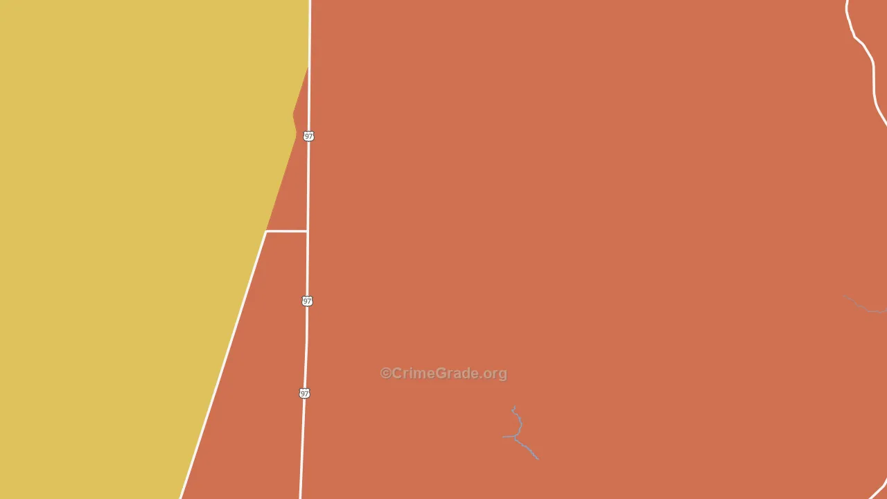 Diamond Lake Junction, OR Map of Vandalism Rates
