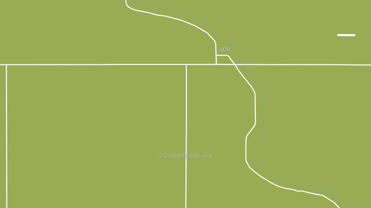 Dickey, ND Map of Vandalism Rates