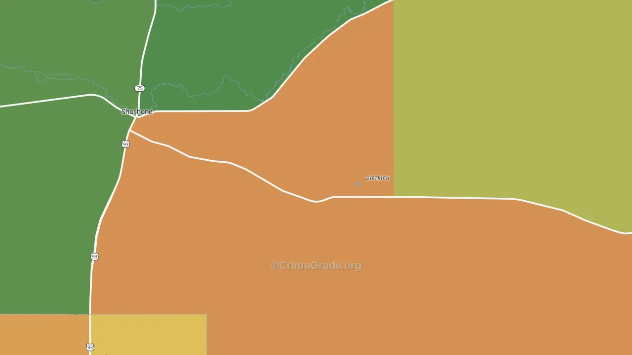 Dietrich, ID Map of Vandalism Rates