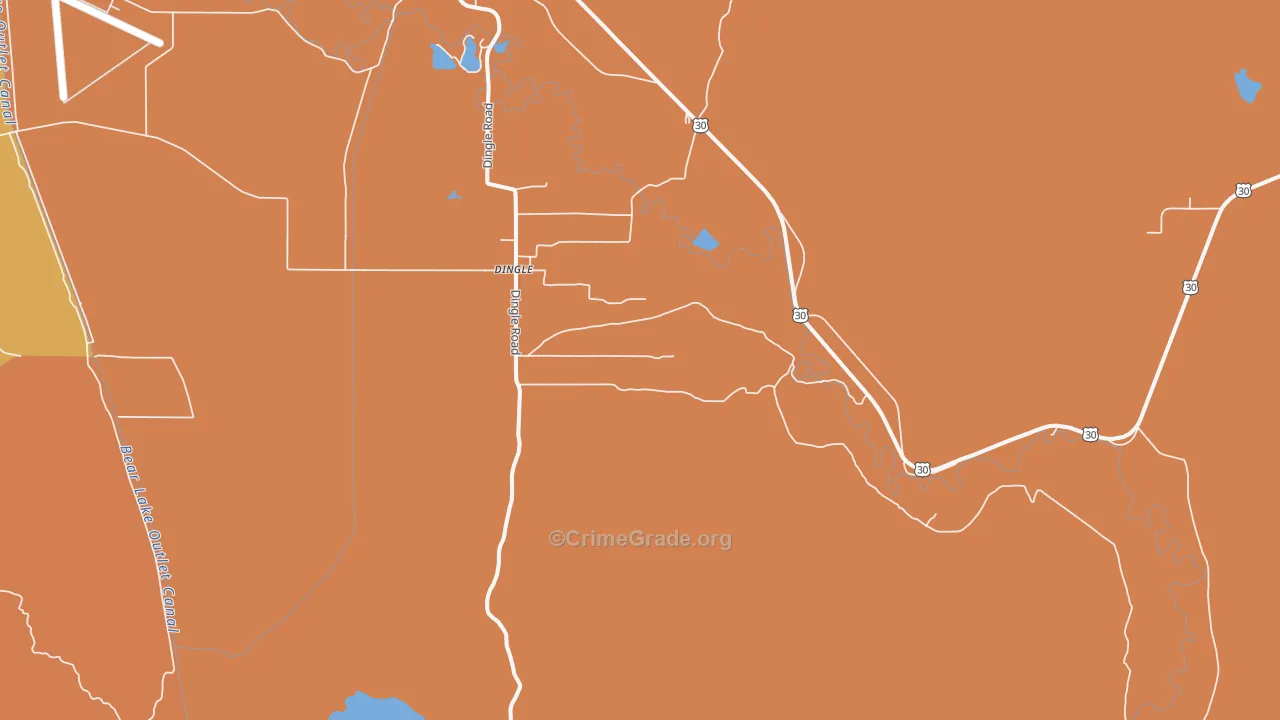 Dingle, ID Map of Vandalism Rates