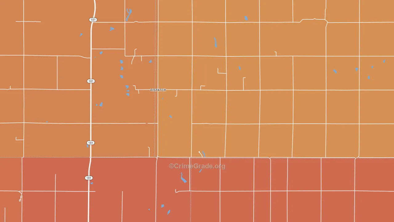 Dispatch, KS Map of Vandalism Rates