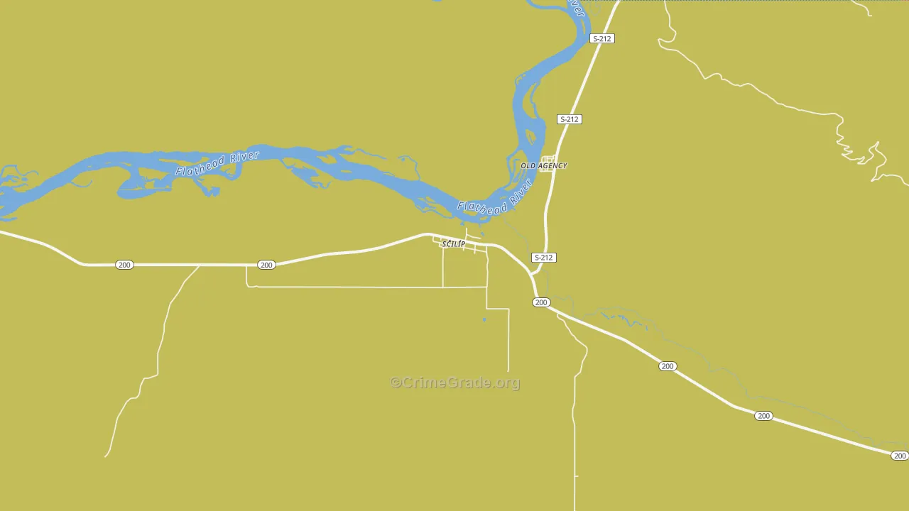 Dixon, MT Map of Vandalism Rates