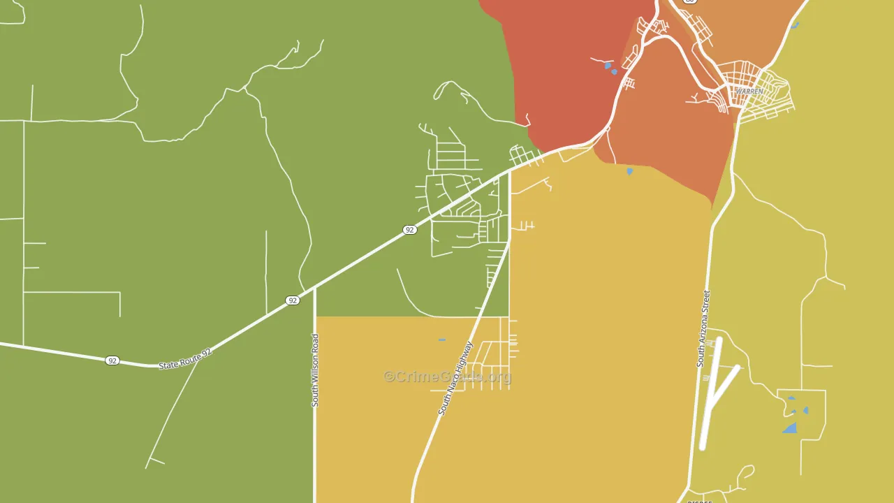 Don Luis, AZ Map of Vandalism Rates