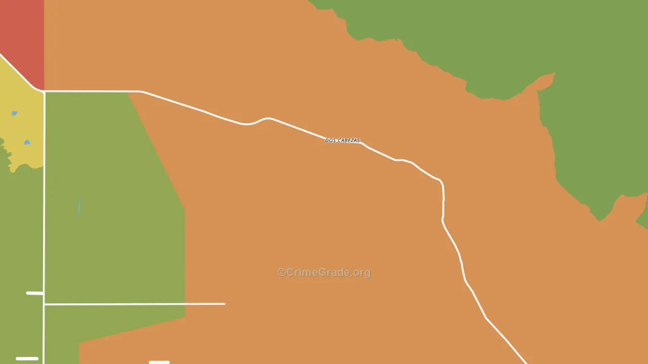 Dos Cabezas, AZ Map of Vandalism Rates